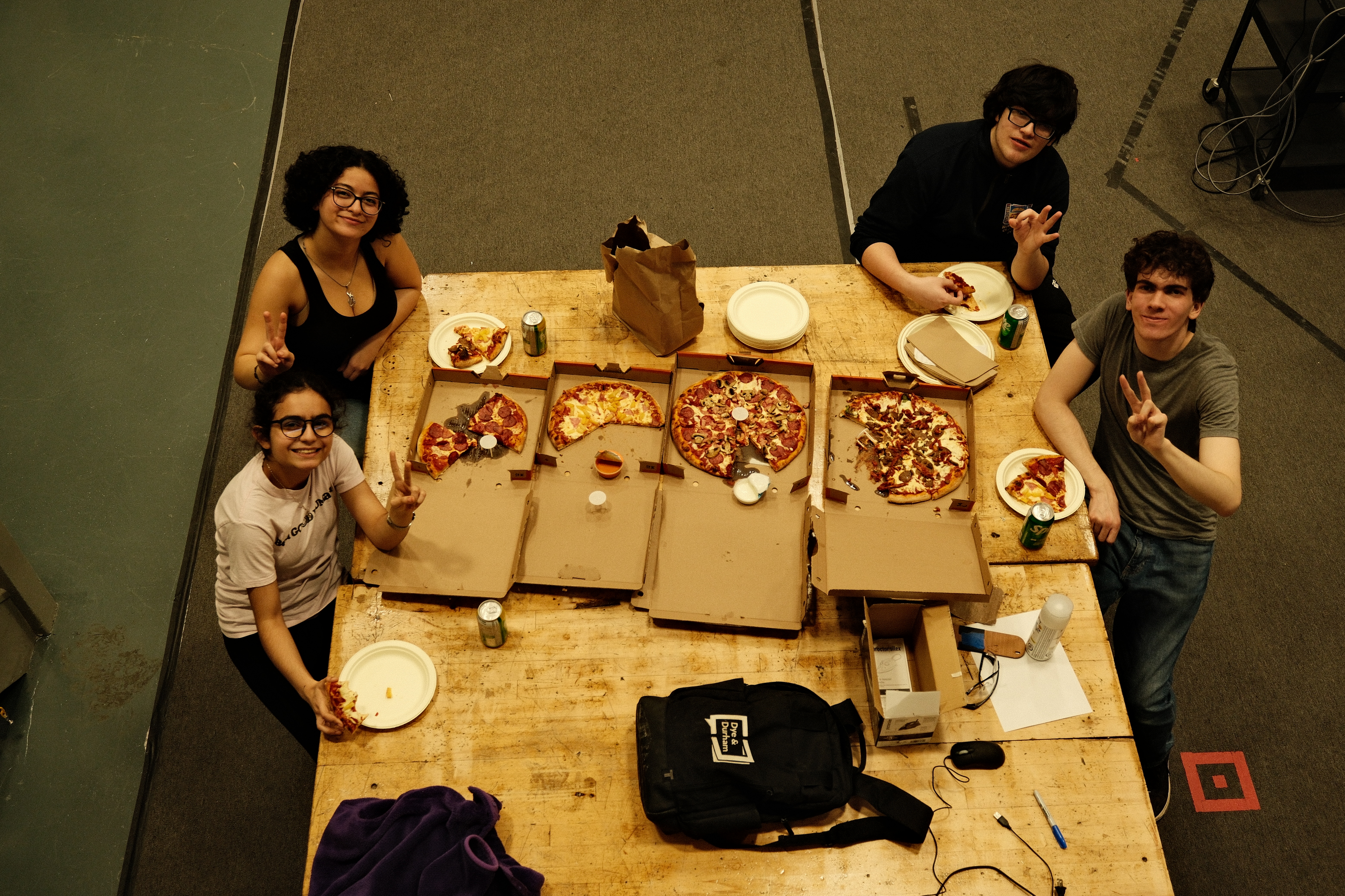 Team member working in workshop