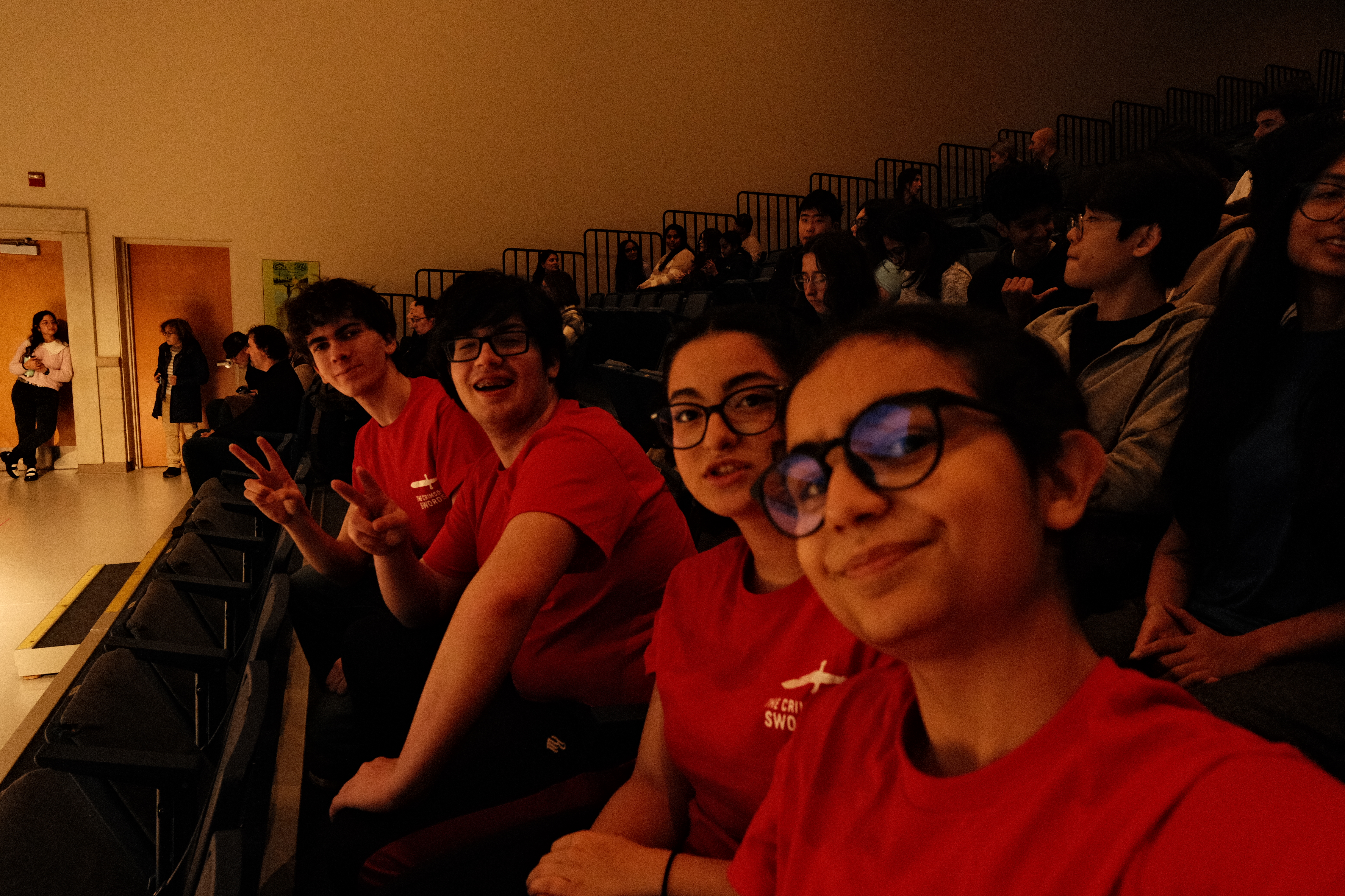 Car body parts in workshop